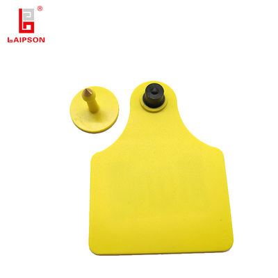 100mm CMA 860-960Mhz Buffalo Ear Tag For Farm Management