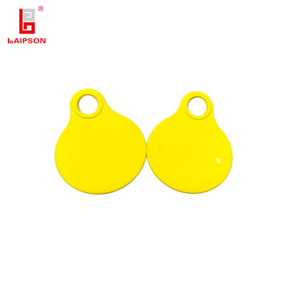 ISO9001 80mm Top TPU Medium Size Cattle goat Neck Tag With Laser Printing Numbers For Livestock