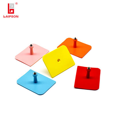 BASF TPU 52*38mm OEM Visual Plastic Laser Printing QR Code Pig Sheep Male Ear Tags