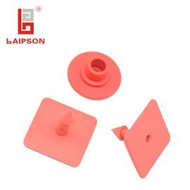 Laipson 30*30mm Veterinary Lightweight Pig Identification Tags , Hog Ear Tags