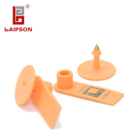Laipson Polyurethane TPU Goat Ear Tags , Electronic Ear Tags For Sheep