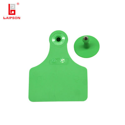 80*62mm Livestock ISO9001 Cattle Ear Tags